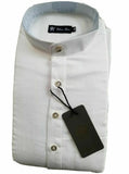 Mens Designer Traditional Punjabi Sidhu Moosewala White Chitta Kurta Payjama R2