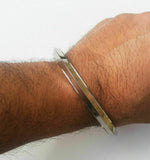 Stainless Steel Stunning One Edge Traditional Sikh Kara Punjabi Kada Kakar C6