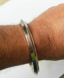 Stainless Steel Stunning One Edge Traditional Sikh Kara Punjabi Kada Kakar C6