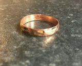 Evil Eye Protection Amulet Pure Copper Punjabi Hindu Sikh Ring Cut Design Challa