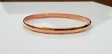 Pure Copper Kara Smooth Punjabi Hindu Sikh Singh Kaur Khalsa Healing Bangle CC8