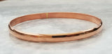 Pure Copper Kara Smooth Punjabi Hindu Sikh Singh Kaur Khalsa Healing Bangle CC8