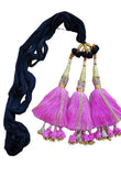 Indian punjabi parandi mehndi jaago viyah bridal patiala paranda hair braid tt11