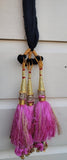 Indian punjabi parandi mehndi jaago viyah bridal patiala paranda hair braid tt11