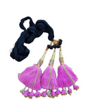 Indian punjabi parandi mehndi jaago viyah bridal patiala paranda hair braid tt11