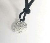 Small Stunning Stainless Steel Evil Eye Protection Tree of Life Luck Pendant FF2