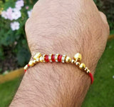 Hindu red thread evil eye protection stunning bracelet luck talisman amulet fg16