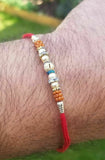 Hindu red thread evil eye protection stunning bracelet luck talisman amulet fg3