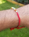 Hindu red thread evil eye protection stunning bracelet luck talisman amulet fg3