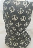 Sikh singh kaur punjabi khanda bandana fleece neck warmer protection face mask a