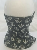 Sikh singh kaur punjabi khanda bandana fleece neck warmer protection face mask a