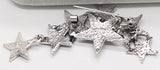 Seven stars brooch vintage look silver plated high end design broach pin a1 new