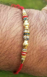 Hindu red thread evil eye protection stunning bracelet luck talisman amulet fg5