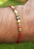 Hindu red thread evil eye protection stunning bracelet luck talisman amulet fg5