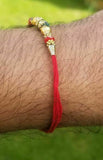 Hindu red thread evil eye protection stunning bracelet luck talisman amulet fg5