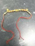 Lucky hindu red thread stunning evil eye protection bracelet talisman amulet ff3