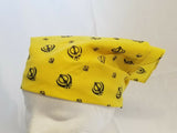 Sikh punjabi singh kaur yellow khalsa khandas bandana head wrap gear rumal za1