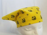 Sikh punjabi singh kaur yellow khalsa khandas bandana head wrap gear rumal za1
