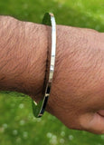 Sikh chakri kara stainless steel smooth bracelet new kada singh kaur bangle q1a
