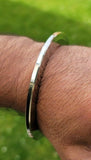 Sikh chakri kara stainless steel smooth bracelet new kada singh kaur bangle q1a