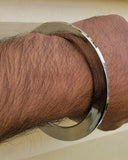 Sikh chakri kara stainless steel smooth bracelet new kada singh kaur bangle q1a