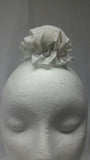 Sikh punjabi plain white kids baby small jooda rumal juda head top knot roomal