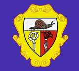 Good luck evil eye protection ceramic snail charm talisman amulet bell - italian