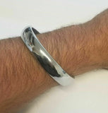 Authentic sarbloh pure steel iron sikh singh khalsa kara smooth kada bracelet m4