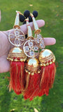 Indian punjabi parandi mehndi jaago mirror bridal patiala paranda hair braid ii1