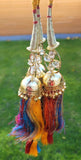 Indian punjabi parandi mehndi jaago mirror bridal patiala paranda hair braid ii2