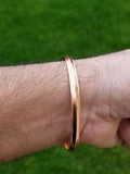 Pure copper kara punjabi hindu sikh singh kaur khalsa 1 edge healing bangle g15
