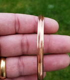Pure copper kara punjabi hindu sikh singh kaur khalsa 1 edge healing bangle g15