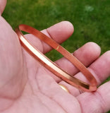 Pure copper kara punjabi hindu sikh singh kaur khalsa 1 edge healing bangle g15