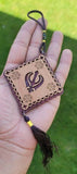Punjabi sikh wooden khanda stunning pendant evil protection car hanger brown qq