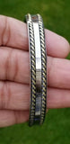 Sikh kara stainless steel twisted brass wires rope kada singh kaur bangle aa8