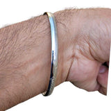 Sikh Kara Chrome Plated Kada Shri Anandpur Sahib Jin Hazoor Saab Singh Bangle K3