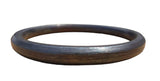 Black SARBLOH STEEL Pure Iron Round Smooth Sikh Singh Khalsa Kara Bracelet D11