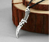Stunning hindu sikh singh kaur evil eye protection dagger good luck pendant b49