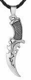 Stunning hindu sikh singh kaur evil eye protection dagger good luck pendant b49