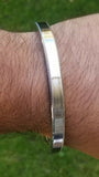 Stainless Steel Kara Singh Kaur Bangle Khalsa Punjabi Cut Edge Sikh Kada V16U