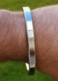 Stainless Steel Kara Singh Kaur Bangle Khalsa Punjabi Cut Edge Sikh Kada V16U