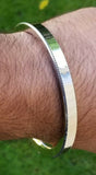 Stainless Steel Kara Singh Kaur Bangle Khalsa Punjabi Cut Edge Sikh Kada V16U