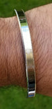 Stainless Steel Kara Singh Kaur Bangle Khalsa Punjabi Cut Edge Sikh Kada V16U