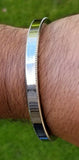 Stainless Steel Kara Singh Kaur Bangle Khalsa Punjabi Cut Edge Sikh Kada V16U