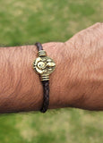 Lord ganesha bracelet kara hindu kada good luck evil eye protection bangle i14R