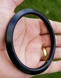 Sarbloh bangle black kara pure iron sikh collar kada heavy singh kaur khalsa l12
