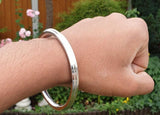 Stainless Steel Kara Sikh Bangle Singh Kaur Kada Lines Punjabi Bracelet Y10R New