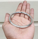 Stainless Steel Kara Sikh Bangle Singh Kaur Kada Lines Punjabi Bracelet Y10R New