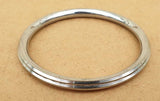 Stainless Steel Kara Sikh Bangle Singh Kaur Kada Lines Punjabi Bracelet Y10R New