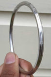Stainless Steel Kara Sikh Bangle Singh Kaur Lines Kada Punjabi Bracelet Y13R New
